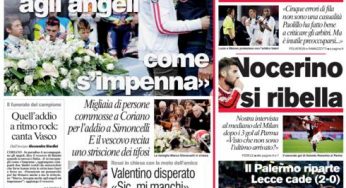 Corriere dello Sport / Marco insegna agli angeli come si impenna