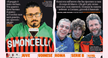 Gazzetta dello Sport / Dramma Ringhio: Vedo doppio ma non mollo