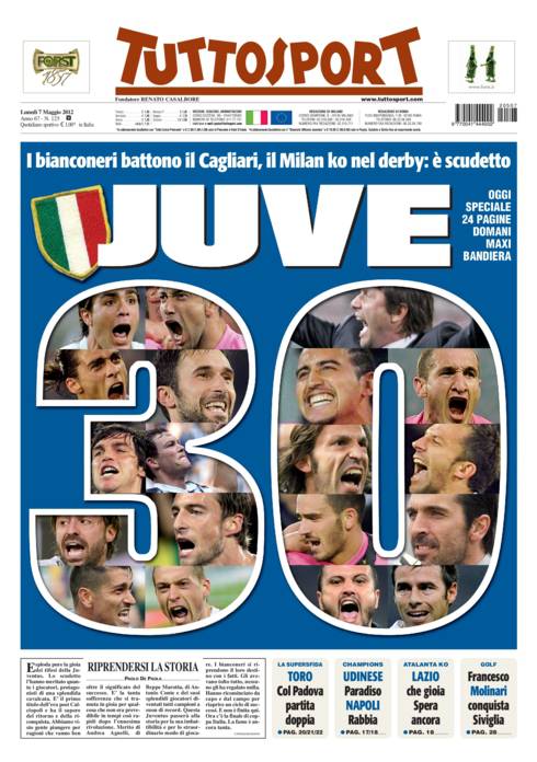 Tuttosport / Juve 30 - CalciomercatoWeb.it - News di calciomercato