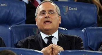Lazio-Siena/ Lotito: “La Roma? Ho già tanti problemi con la Lazio…”