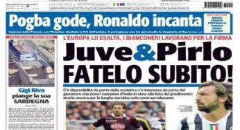 Tuttosport/ Juve&Pirlo fatelo subito!