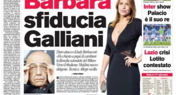 Corriere dello Sport/ Barbara sfiducia Galliani