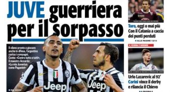 Tuttosport/ Juve guerriera per il sorpasso