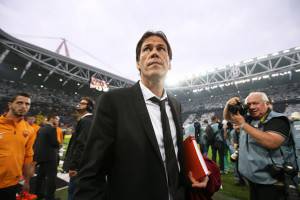 Rudi Garcia allo Juventus Stadium (Getty Images)