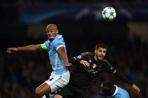 Vincent Kompany e Alvaro Morata (Getty Images)