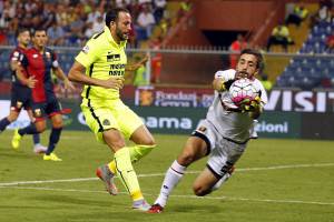 Lamanna e Pazzini (Getty Images)