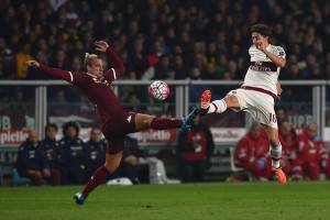 Montolivo e Maxi Lopez (Getty Images)