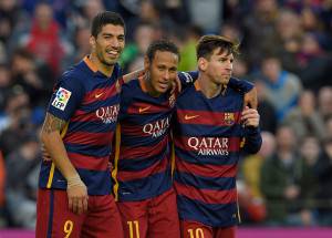 Suarez, Neymar e Messi © Getty Images