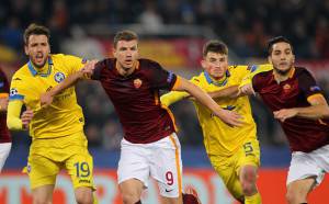 Dzeko e Manolas © Getty Images