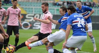 Serie A, tabellino e voti Palermo-Sampdoria
