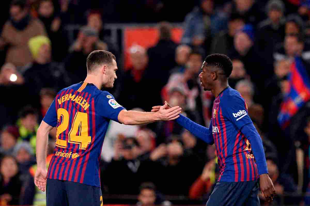 Vermaelen Dembelé Barcellona