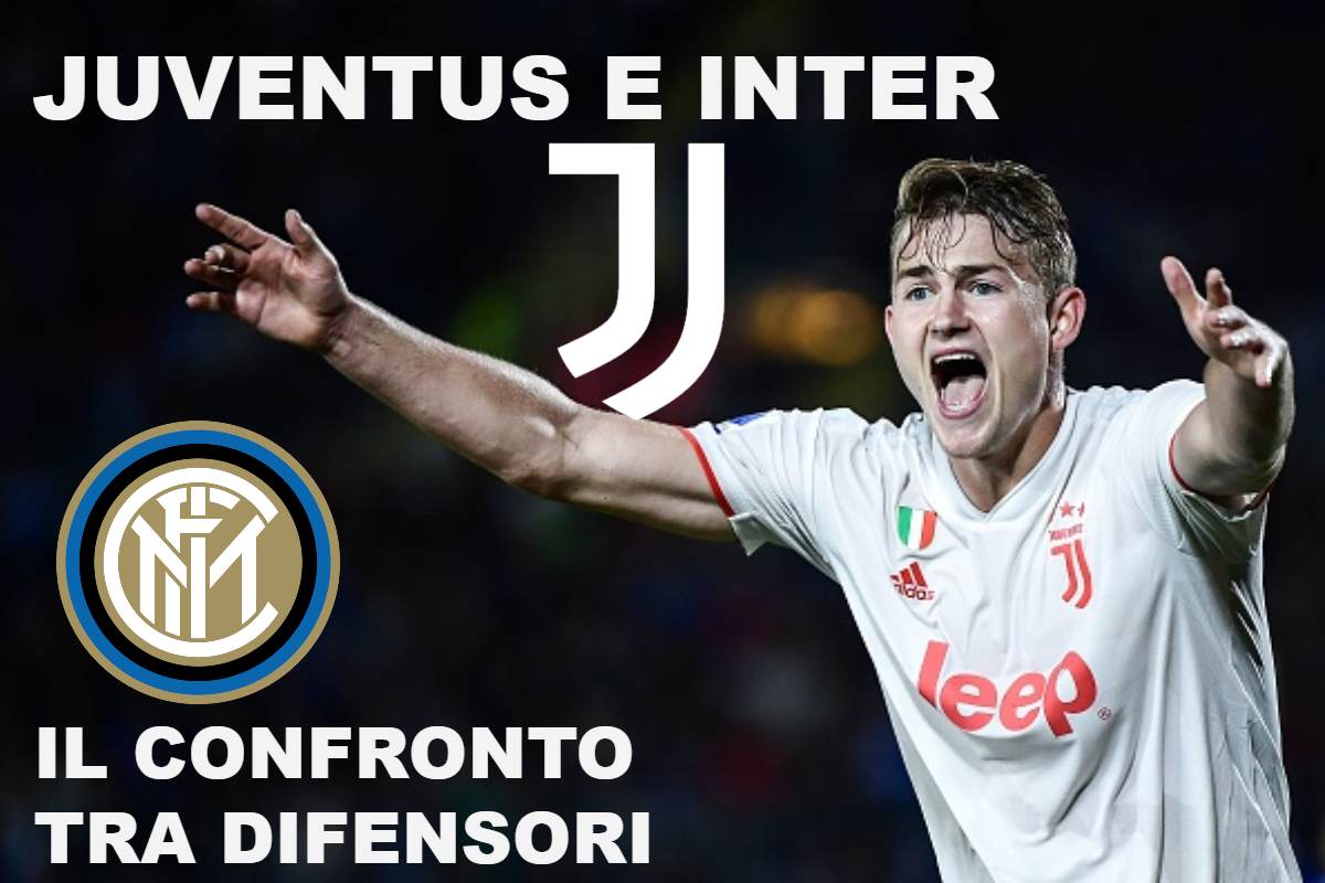 Juventus e Inter, il confronto tra difensori