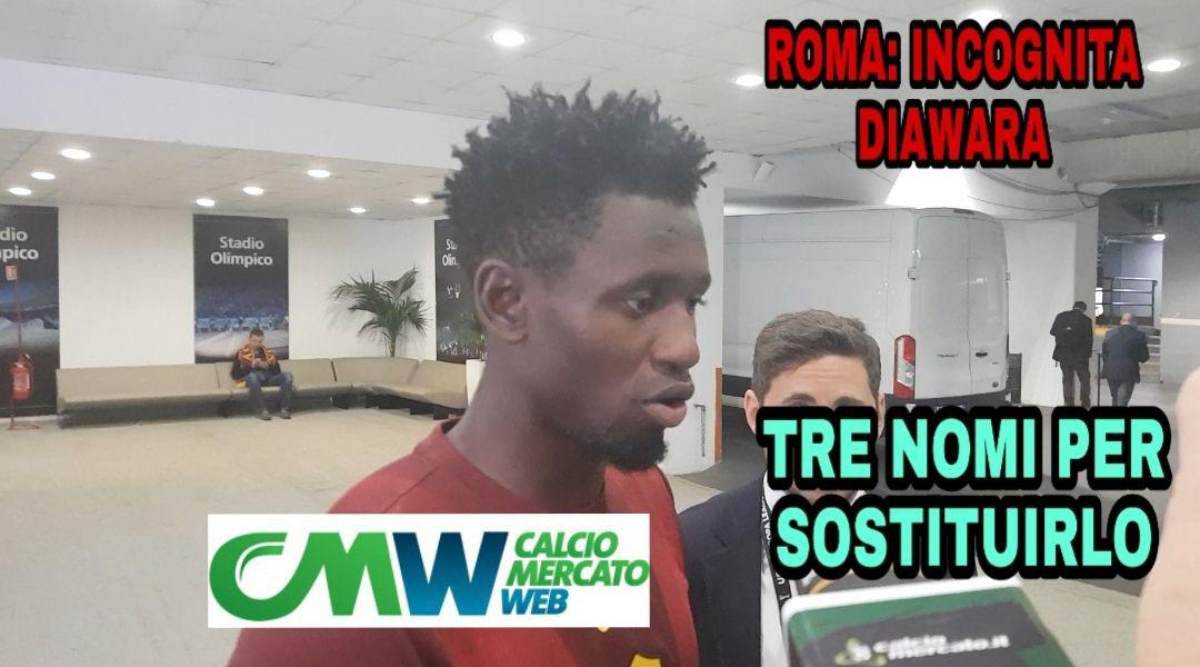 Roma: incognita Diawara, tre nomi per sostituirlo