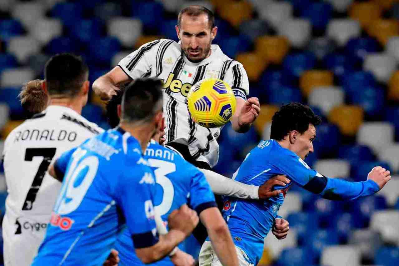 Juventus Chiellini infortunio rinnovo