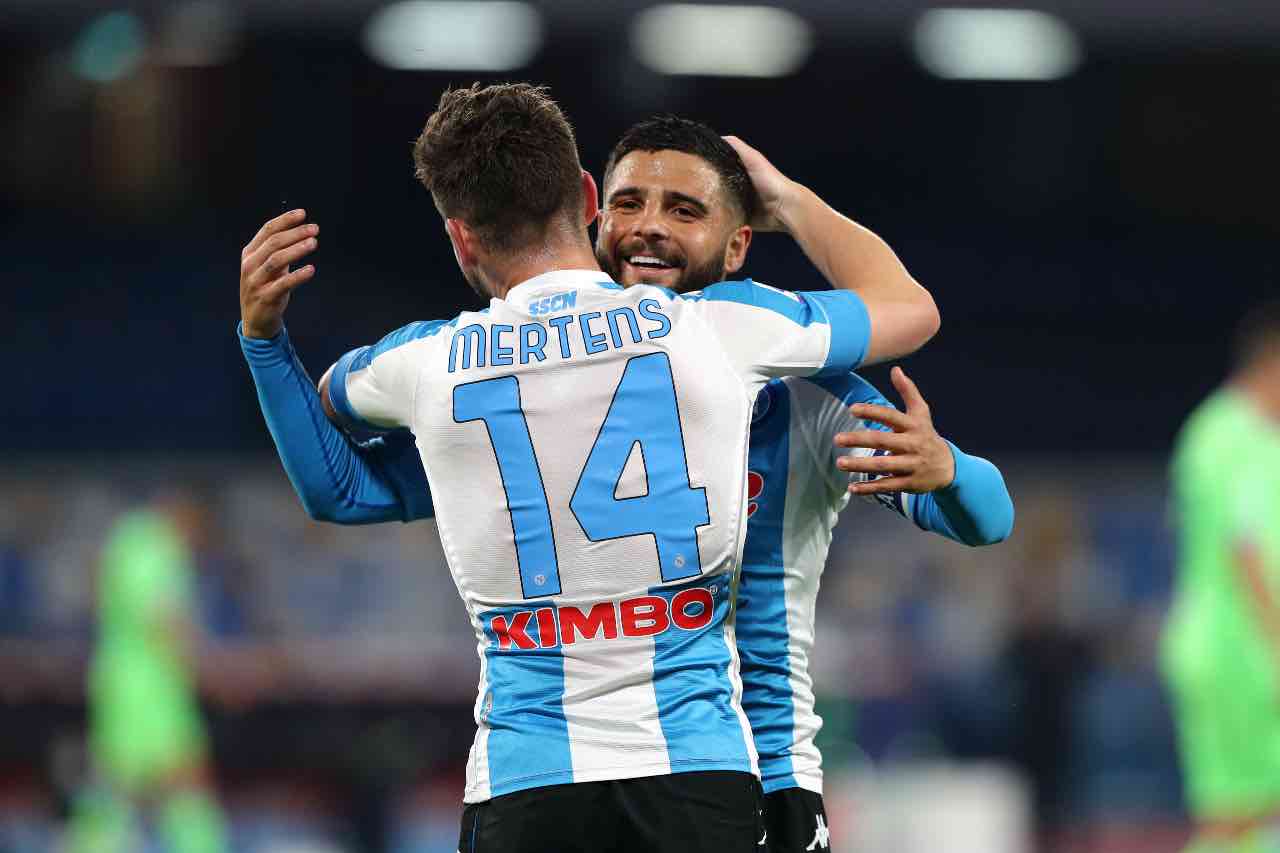 Mertens Insigne Napoli Lazio