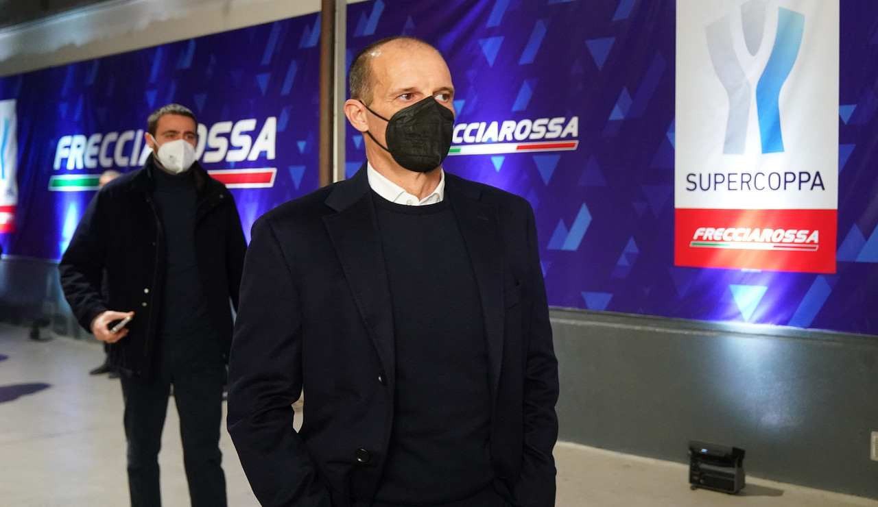 Massimiliano Allegri perplesso