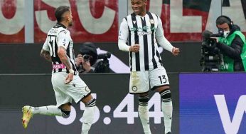 Milan-Udinese 1-1: Leao non basta, pari Udogie | Tabellino e classifica