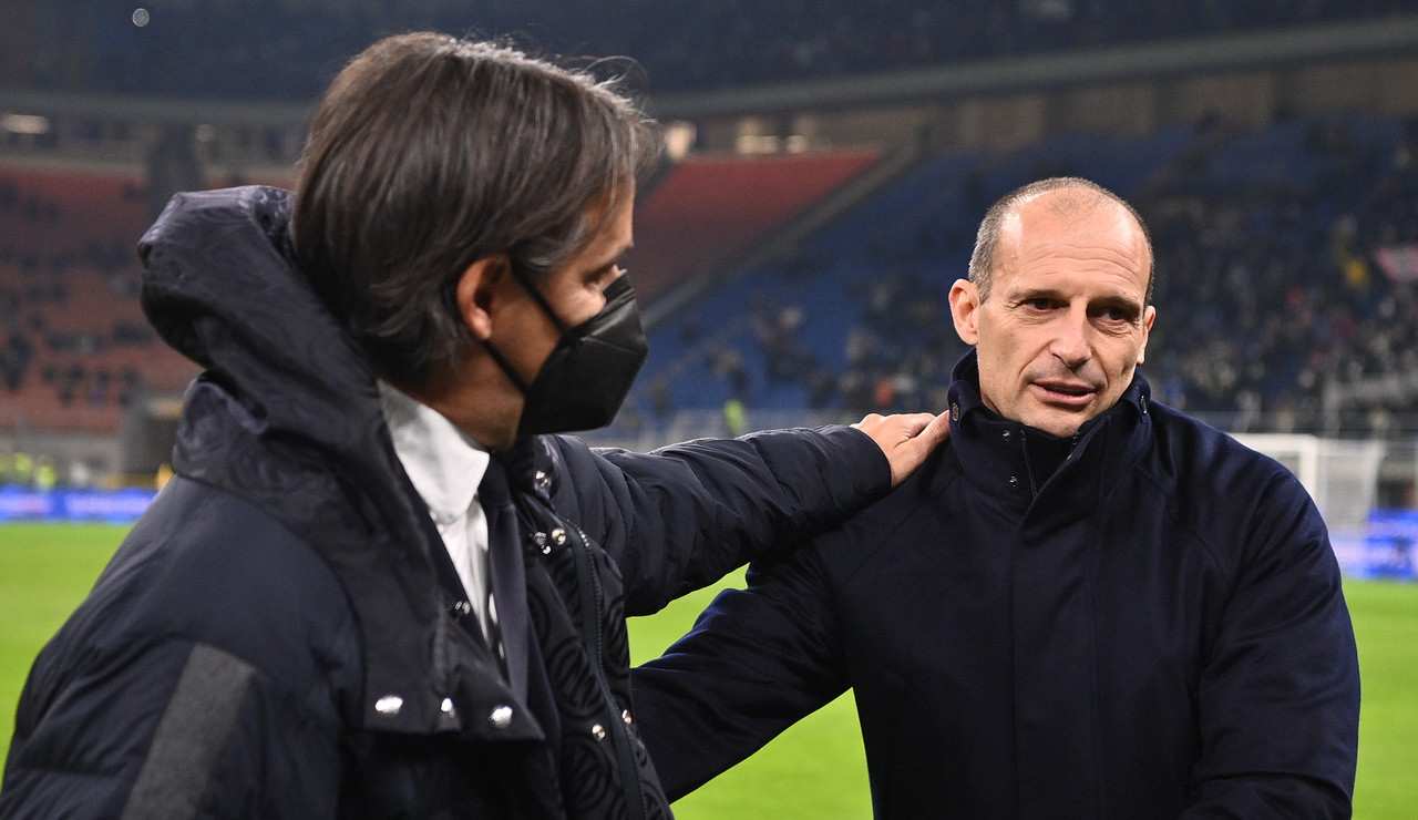 Simone Inzaghi e Massimiliano Allegri