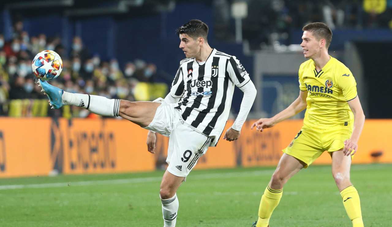 Alvaro Morata in azione