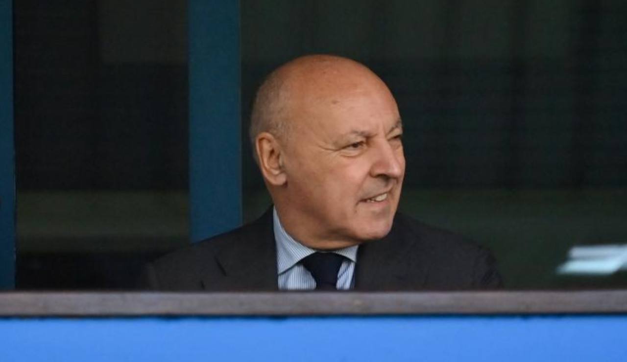 Giuseppe Marotta in tribuna