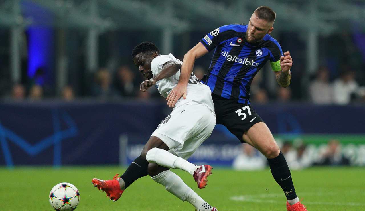 Milan Skriniar in azione