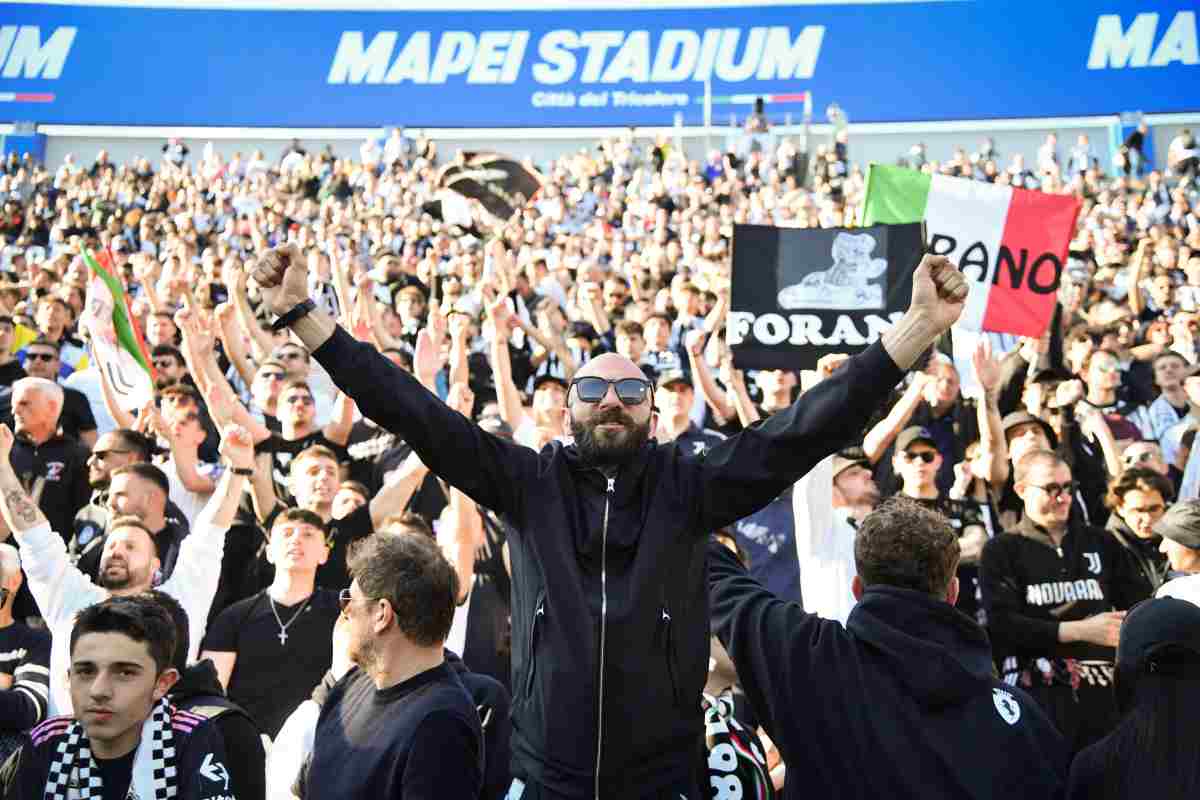 tifosi Juventus a Reggio Emilia