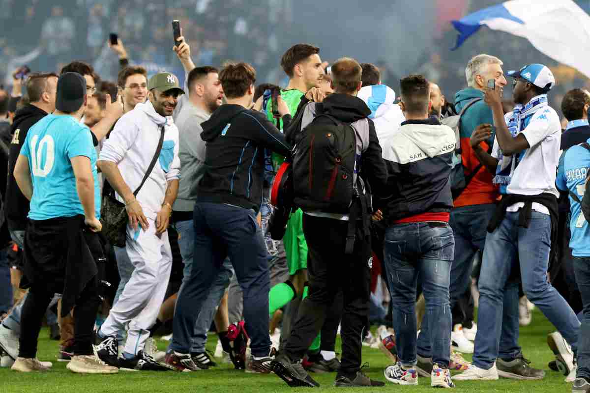 La festa dei tifosi azzurri alla Dacia Arena