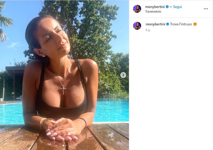 Monica Bertini lascia i fan senza fiato