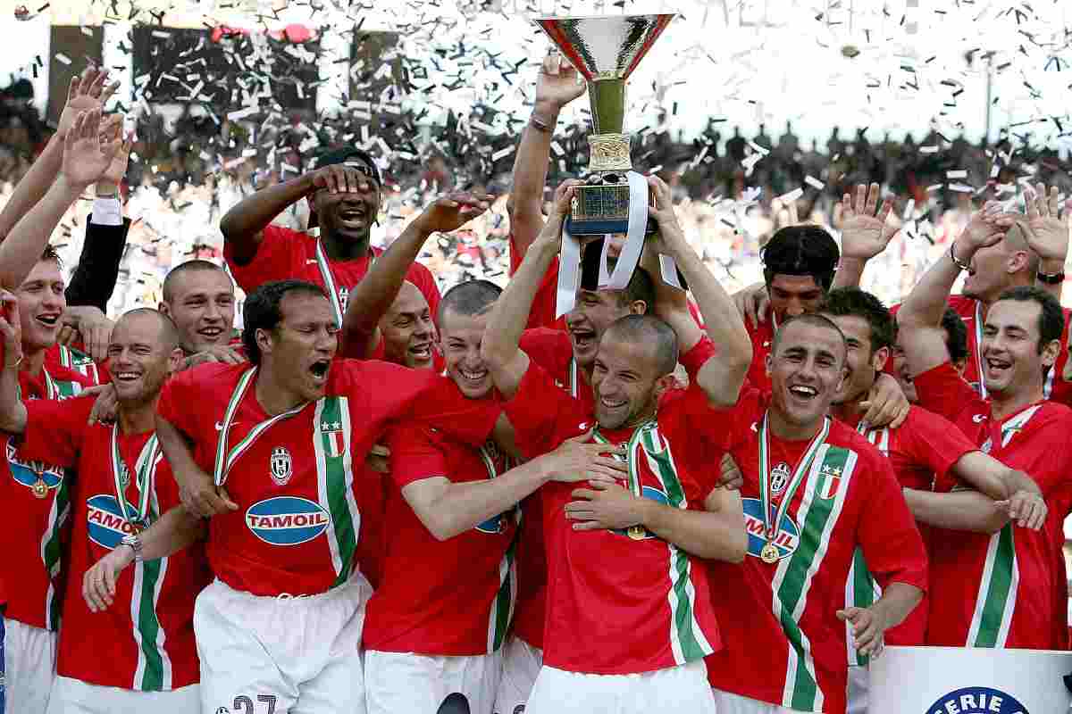 La festa scudetto della Juventus nel 2006: tutto cancellato