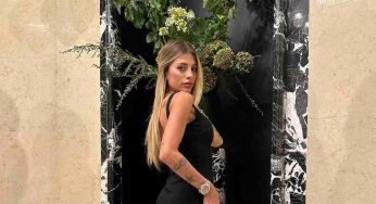 Chiara Nasti bella e sensuale: gonna cortissima