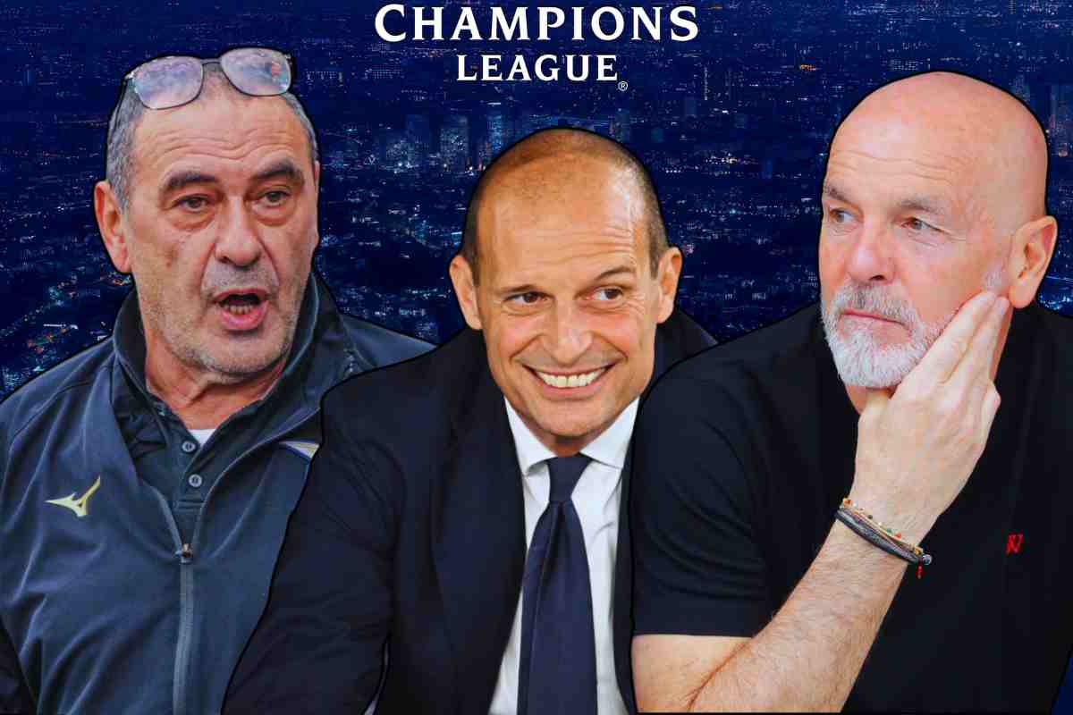 Sarri, Allegri e Pioli, le idee per la Champions League