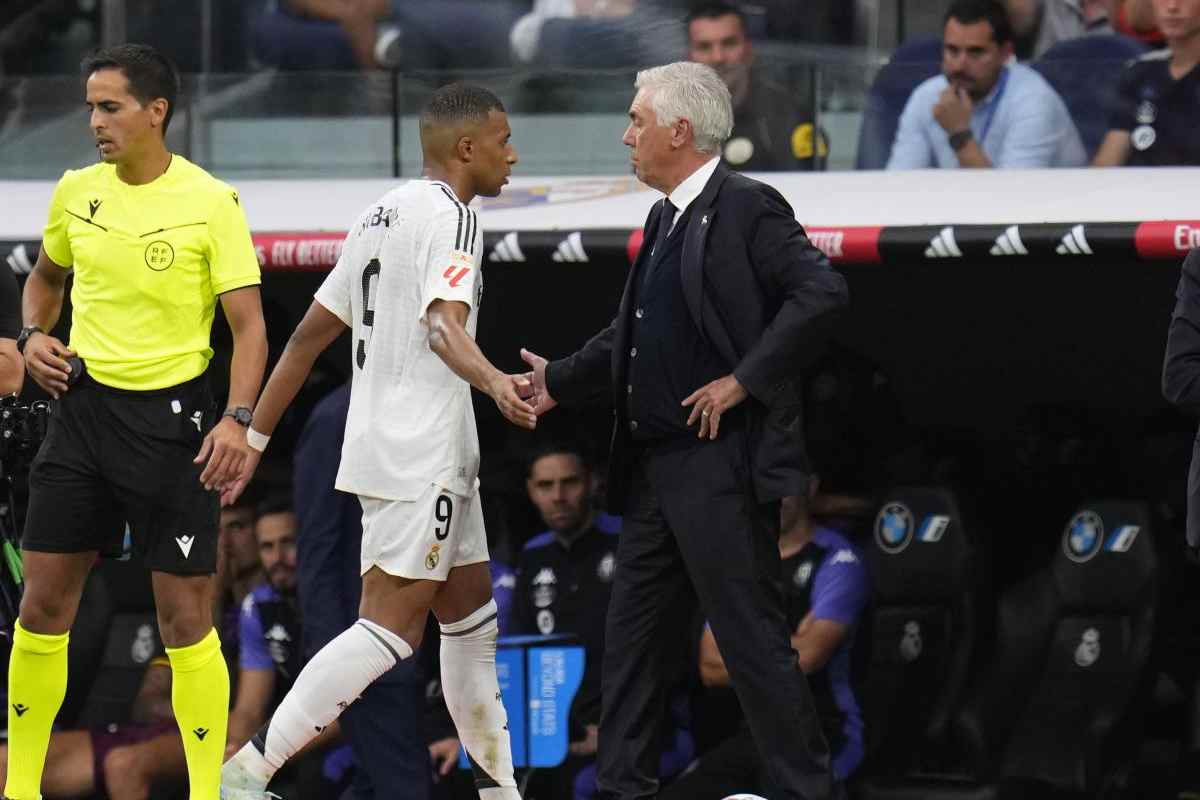 Mbappè e Ancelotti finito al centro delle critiche