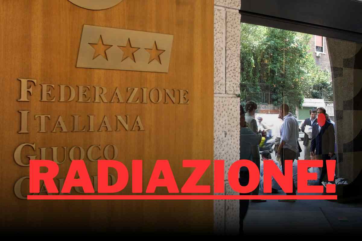 Radiazione nel calcio italiano