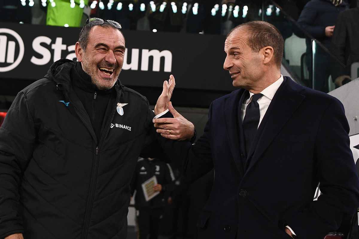 Sarri e Allegri in panchina