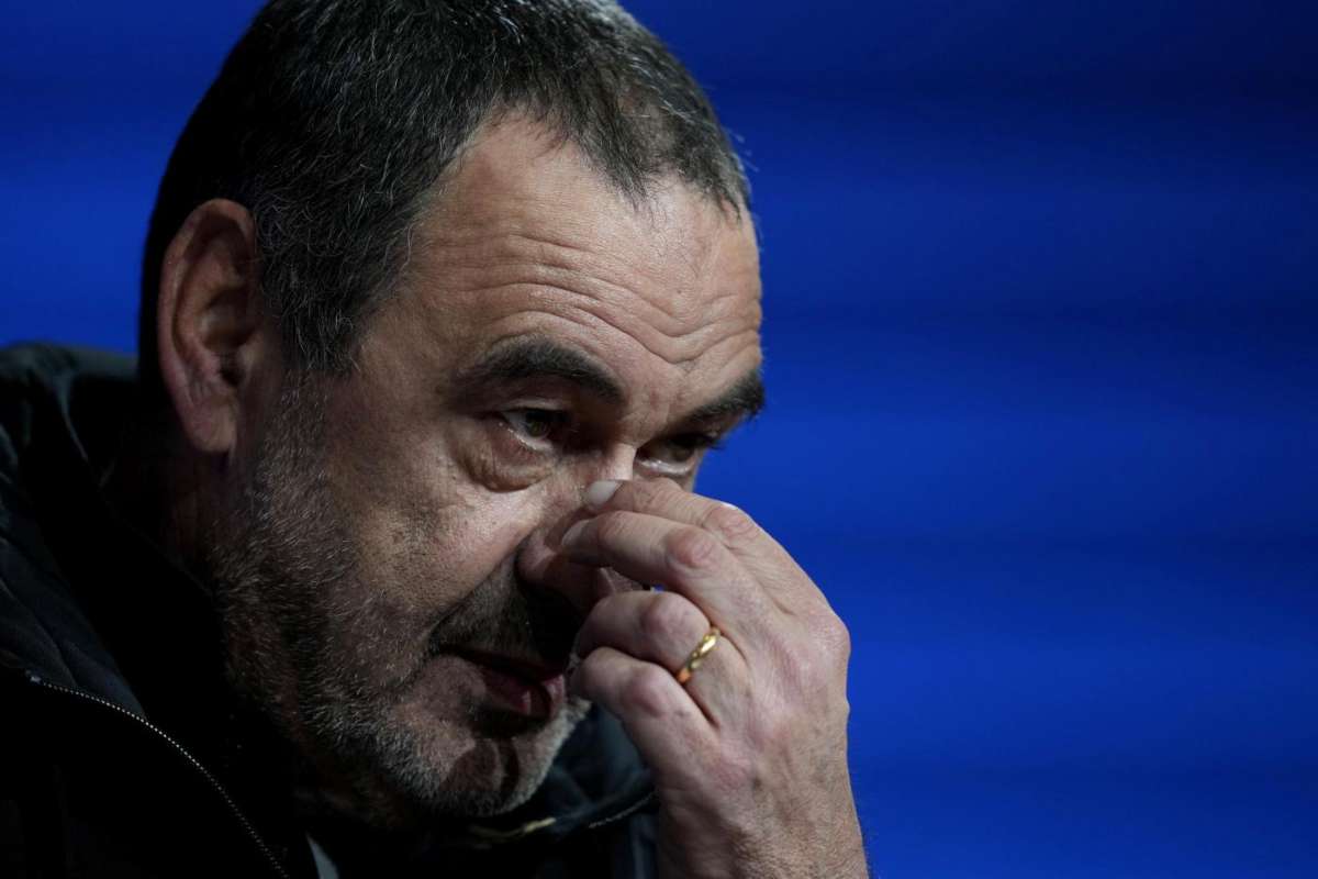 Maurizio Sarri farà l'esordio contro il Napoli in caso di esonero